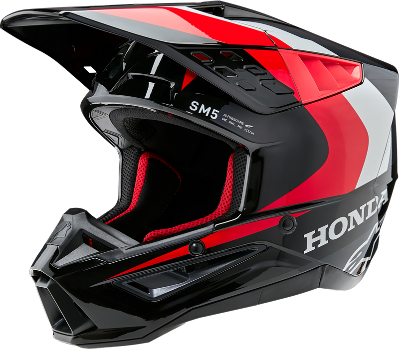 Load image into Gallery viewer, HONDA S-M5 HELMET BLACK/RED GLOSSY 2X 8308123-1333-XXL image 1
