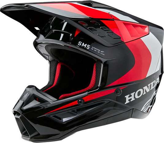 HONDA S-M5 HELMET BLACK/RED GLOSSY 2X 8308123-1333-XXL image 1