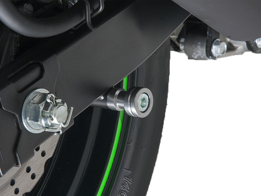 SWINGARM SPOOLS M8 TITANIUM HON/SUZ ZS93-1108 image 2