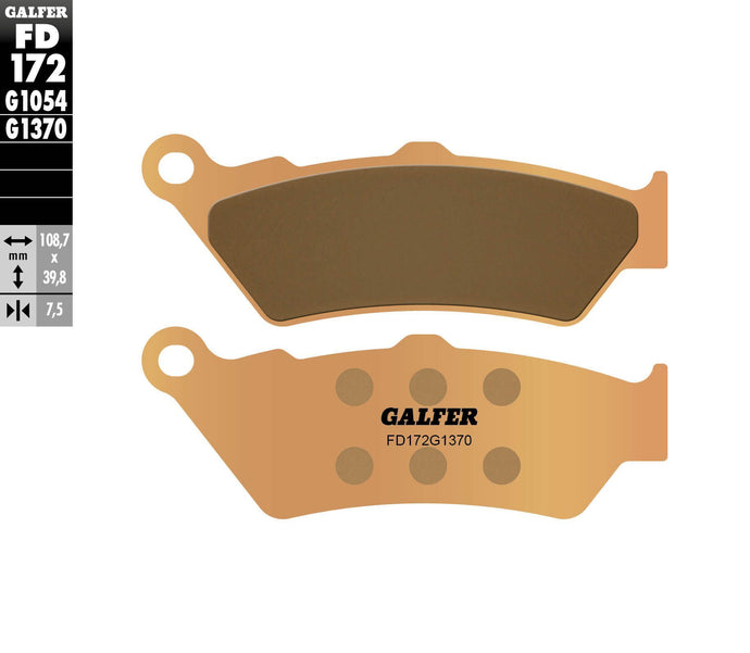 BRAKE PADS SINTERED FD172G1370 FD172G1370 image 1