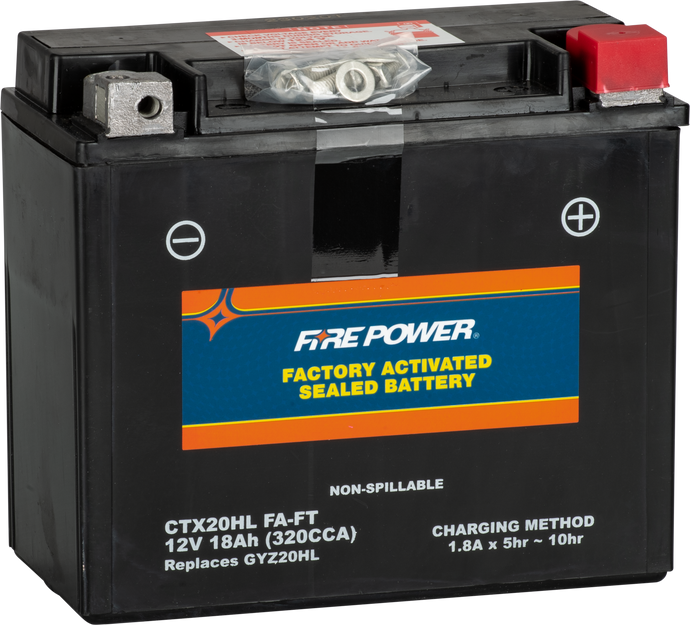 BATTERY CTX20HL (FA) FT SEALED FACTORY ACTIVATED CTX20HL (FA) FT image 1