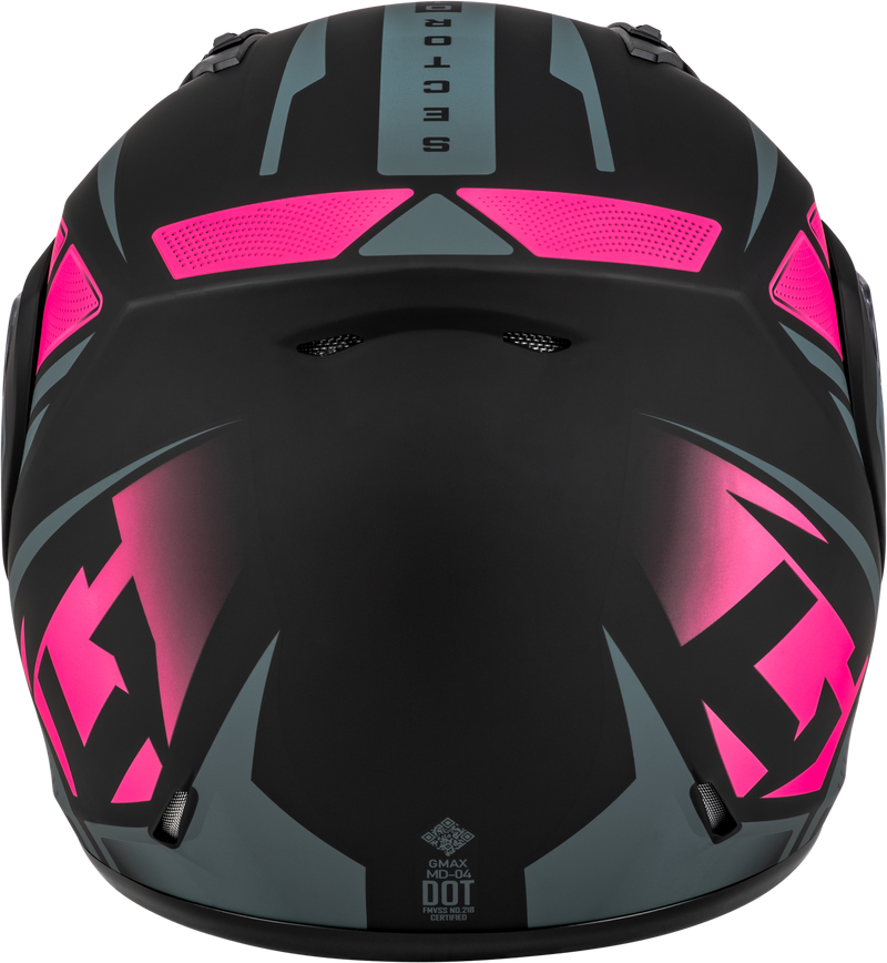 Load image into Gallery viewer, MD-04S SECTOR SNOW HELMET MATTE BLACK/PINK 3X M20431339 image 2
