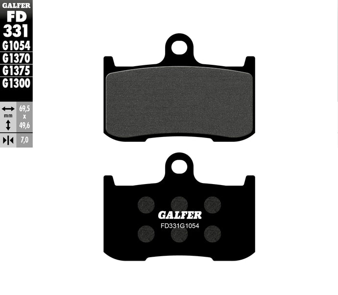 BRAKE PADS SEMI METALLIC FD331G1054 FD331G1054 image 1