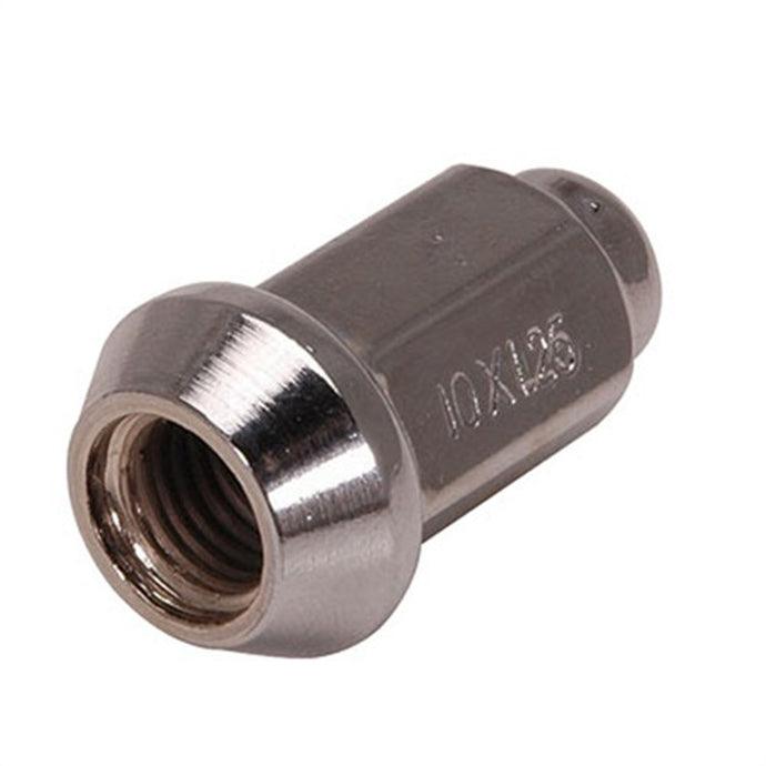 12MMX1.25 TAPERED CHROME LUG NUT