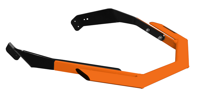 BUMPER S-D FRONT G4 ORANGE SPORT SERIES 183-227-ORANGE image 1