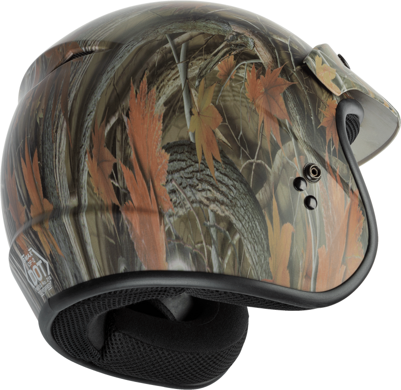 Load image into Gallery viewer, YOUTH OF-2Y OPEN-FACE HELMET LEAF CAMO YM G1021561 image 4
