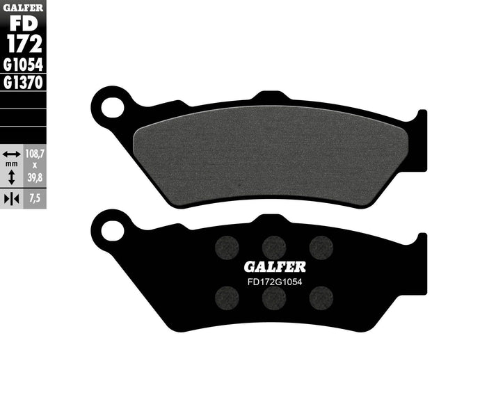 BRAKE PADS SEMI METALLIC FD172G1054 FD172G1054 image 1