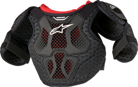 BIONIC ACTION KICKSTART CHEST GUARD BLACK/RED SZ 4/6 6740624-13-4/6 image 2