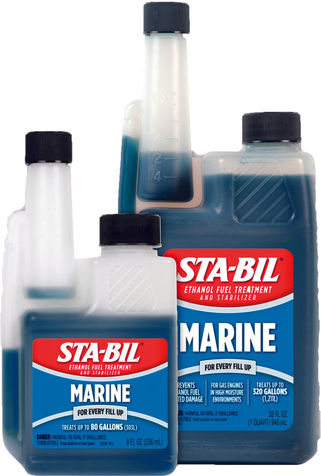 MARINE ETHANOL FUEL TREATMENT AND STABILIZER 8OZ 6/CASE 22260/22239 image 1