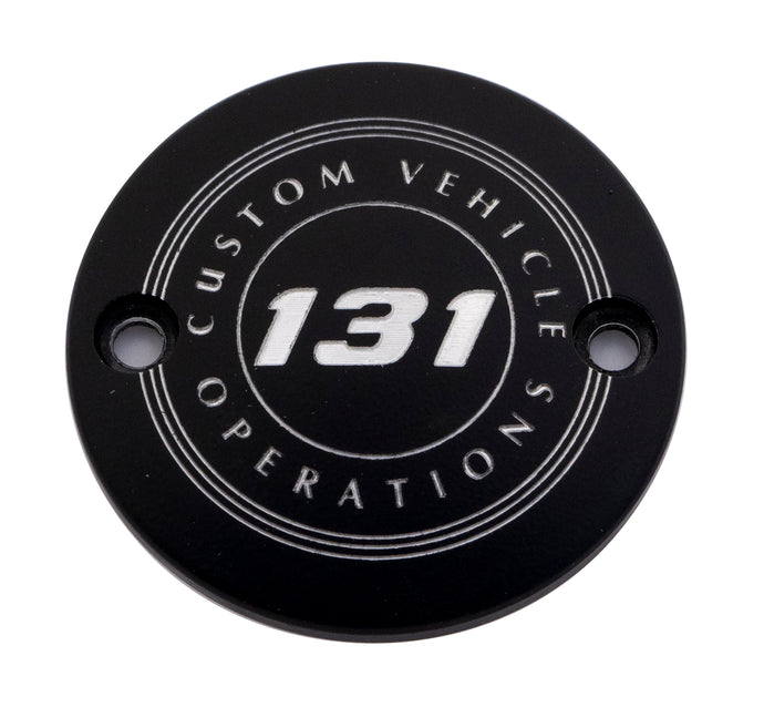 M8 TIMER COVER 131 CVO BLACK 131-09-63BG image 1