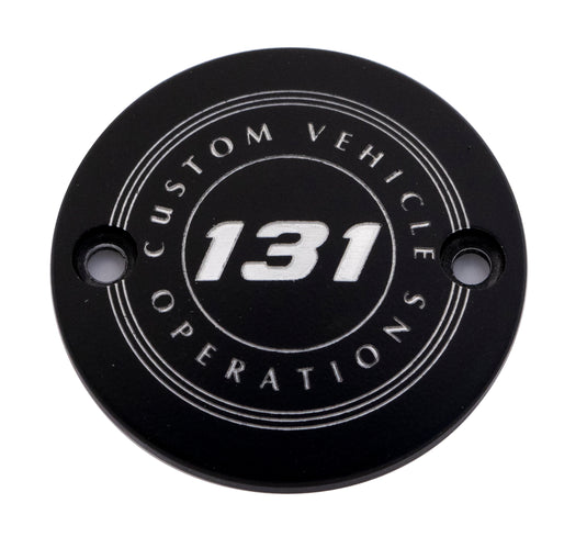 M8 TIMER COVER 131 CVO BLACK 131-09-63BG image 1