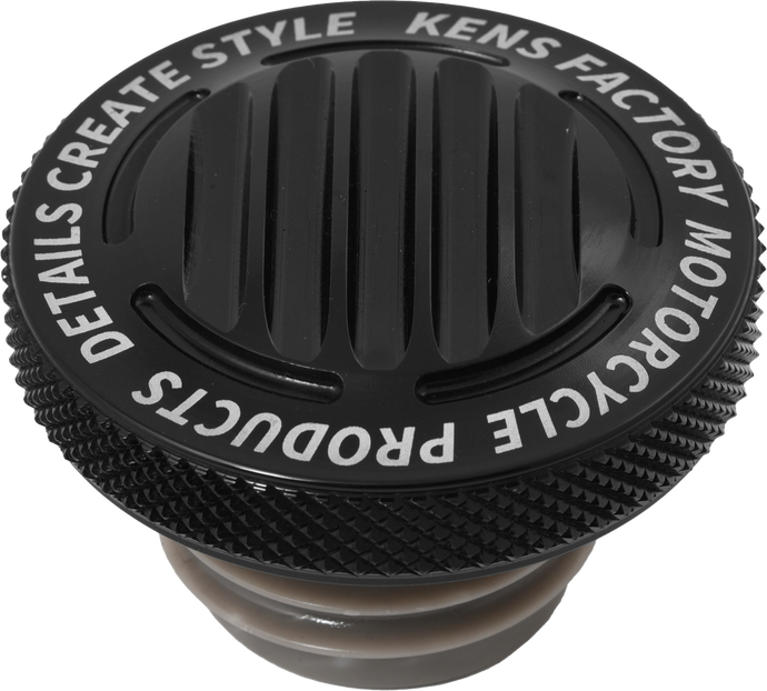 NX LVL GAS CAP FINNED BLACK RACHET SCREW RH KFC-10 image 1