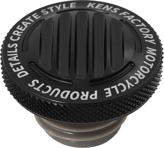 NX LVL GAS CAP FINNED BLACK RACHET SCREW RH KFC-10 image 1