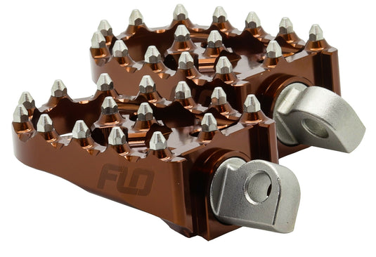 MOTO STYLE FOOTPEG SET BRONZE 2