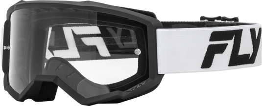 FOCUS GOGGLE WHITE/BLACK W/ CLEAR LENS 37-51158 image 1