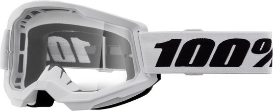 STRATA 2 GOGGLE WHITE CLEAR LENS 50027-00019 image 1