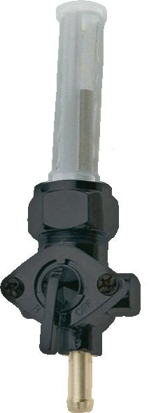 BLACK CHROME PETCOCK STRAIGHT 011400 image 1