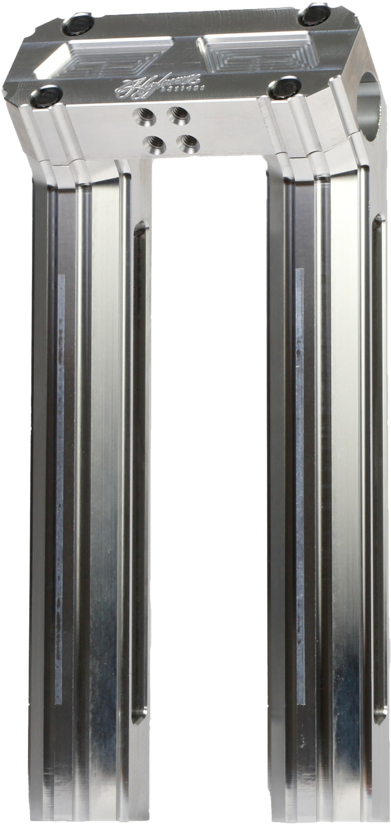 Load image into Gallery viewer, H/D BILLET RISERS 10&quot; RAW KICKBACK HDB-1006R image 1
