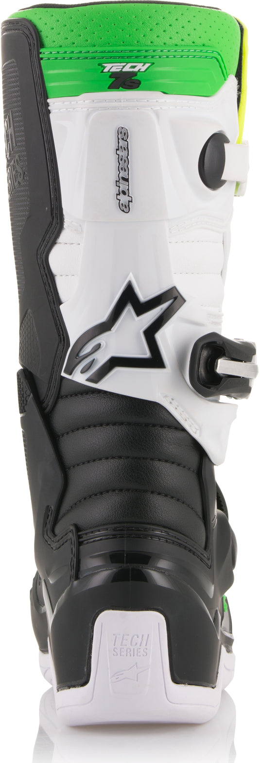 TECH 7S PRODIGY BOOTS BLACK/WHITE/YELLOW SZ 08 2015017-1025-8 image 2