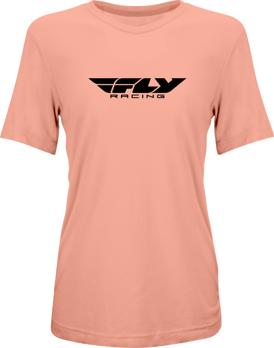 WOMEN'S FLY ORIGIN CORP TEE PEACH LG 356-0102L image 1