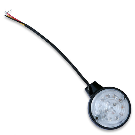 LED TURN SIGNAL CLEAR /AMBER FRONT BLACK PR B13-2502B image 1