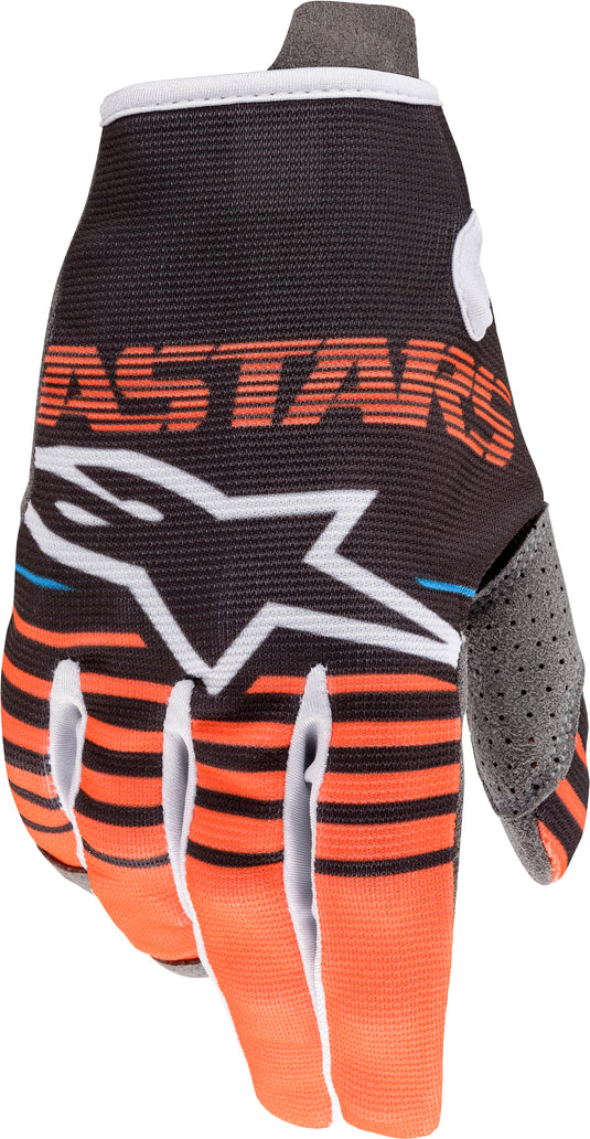 YOUTH RADAR GLOVES ANTHRACITE/ORANGE MD 3541820-1444-M image 1