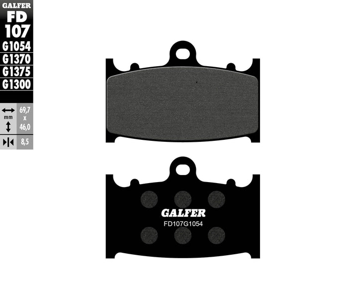 BRAKE PADS SEMI METALLIC FD107G1054 FD107G1054 image 1