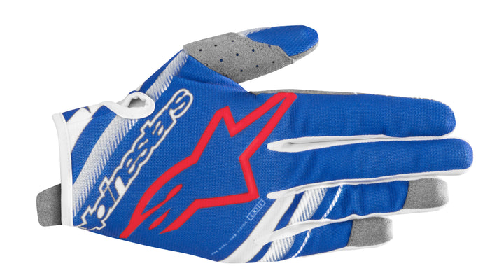 YOUTH RADAR GLOVES BLUE/WHITE Y2XS 3541819-723-XXS image 1