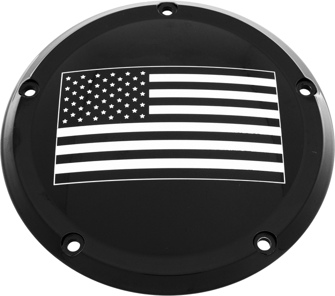 7   TC DERBY COVER AMERICAN FLAG BLACK PATR21-12BG image 1