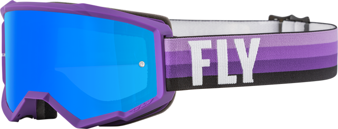 YOUTH ZONE GOGGLE PURPLE/BLACK W/ SKY BLUE MIRROR/SMOKE LENS 37-51717 image 1