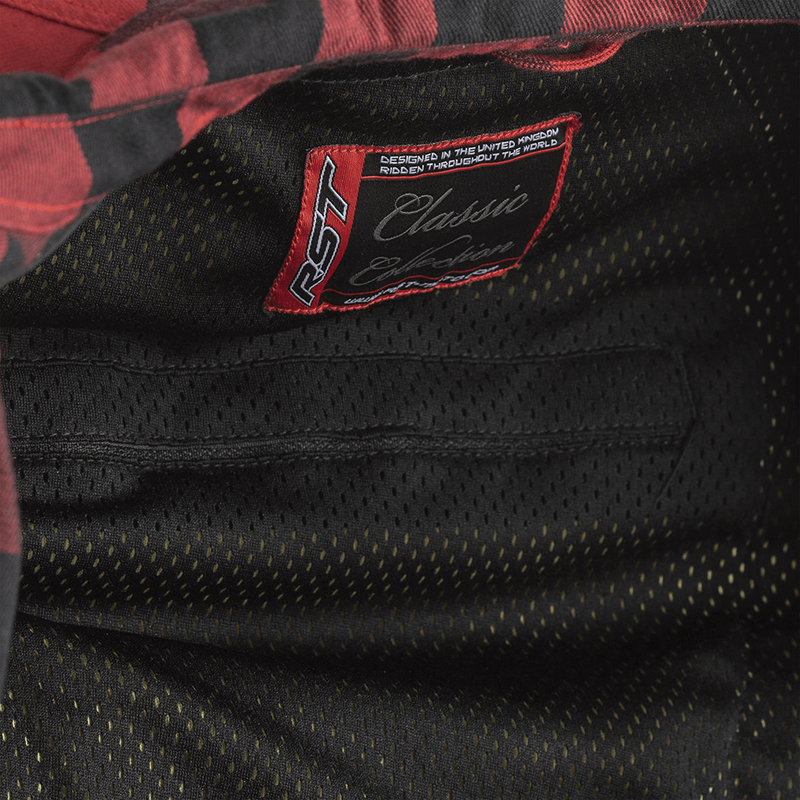 Load image into Gallery viewer, KEVLAR LUMBERJACK CE SHIRT RED CHECK TEXTILE SM 102115RED-40 image 4
