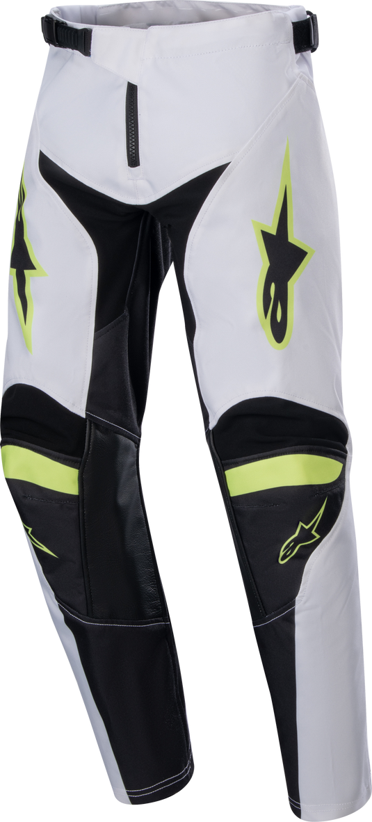 YOUTH RACER LUCENT PANTS WHT/NEON RD/YLW FLUO SZ 26 3743724-2029-26 image 1