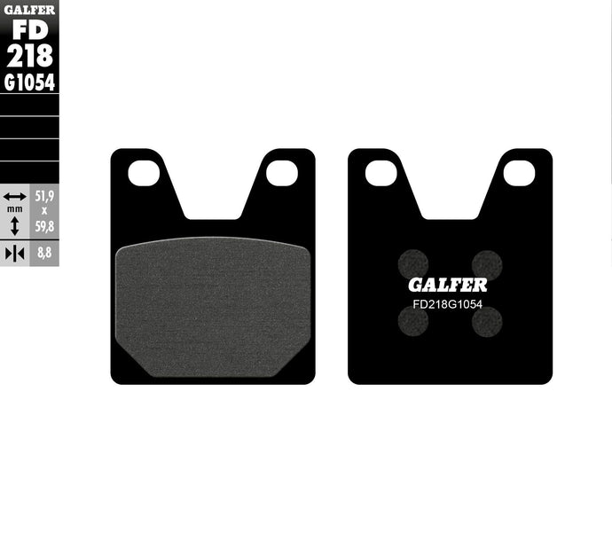 BRAKE PADS SEMI METALLIC FD218G1054 FD218G1054 image 1
