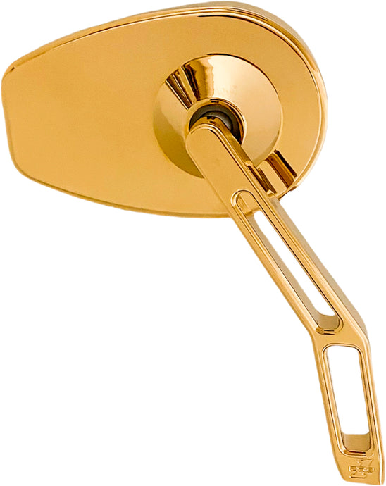 MICRO MIRROR V2 CUT STEM RIGHT GOLD TIN 102110TIN image 1