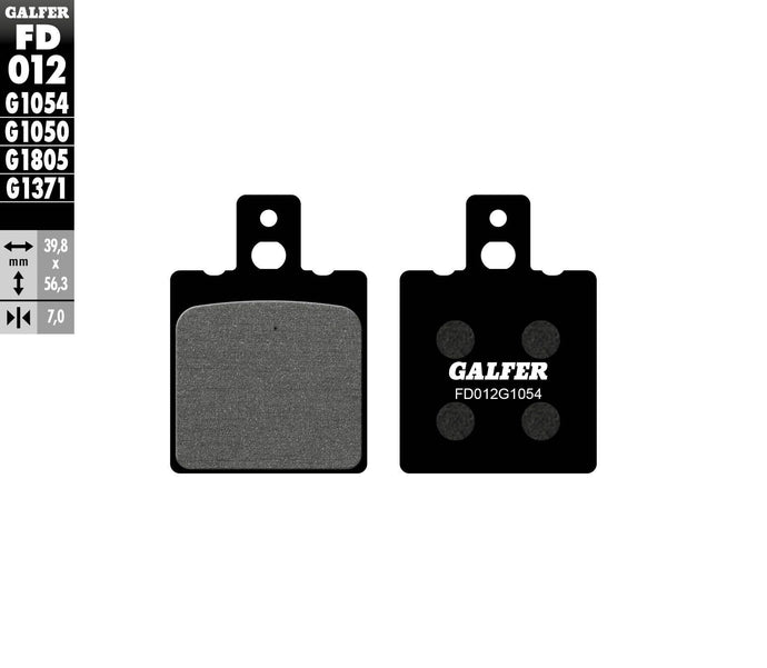 BRAKE PADS SEMI METALLIC FD012G1054 FD012G1054 image 1