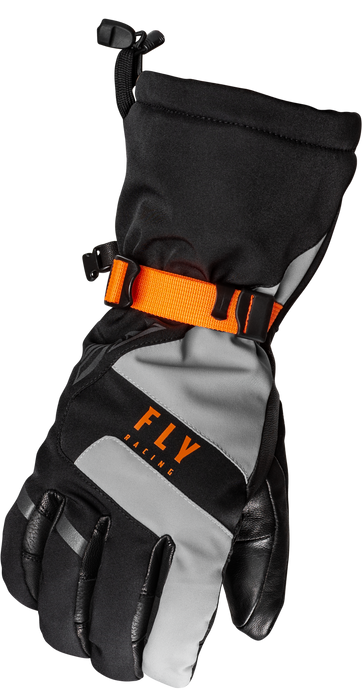 HIGHLAND GLOVES BLACK/GREY/ORANGE XS 363-3952XS image 1
