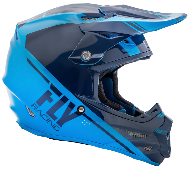 Load image into Gallery viewer, F2 CARBON REWIRE HELMET NAVY BLUE/LIGHT BLUE MD 73-4163-3-M image 2
