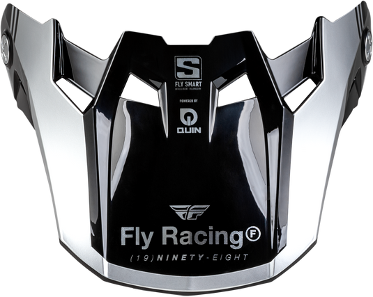 FORMULA S CARBON LEGACY VISOR BLUE CARBON/SILVER YL/SM 73-4458 image 1