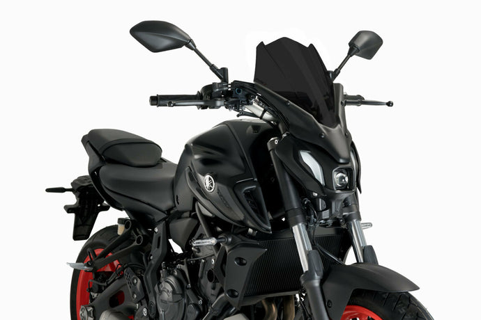 WINDSCREEN NAKED NEW GEN TOURING DARK SMOKE YAM 20619F image 1