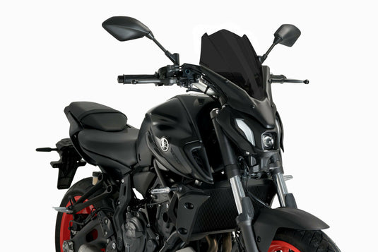 WINDSCREEN NAKED NEW GEN TOURING DARK SMOKE YAM 20619F image 1