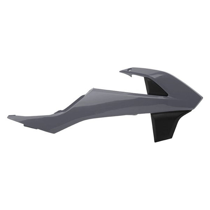 POLISPORT  RADIATOR SCOOPS KTM, NARDO  GREY/BLACK