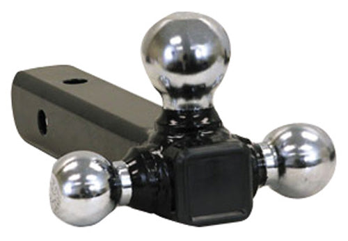 TUBULAR TRI-BALL HITCH, CHROMEBALLS