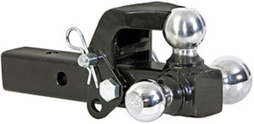 TRI-BALL HITCH WITH PINTEL HOOK