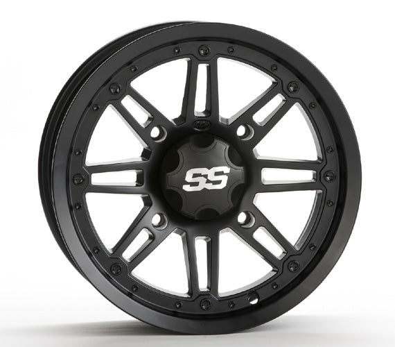 ITP SS ALLOY SS216 - BLACK OPS,MATTE BLACK - 12X7 (12SB808BX)