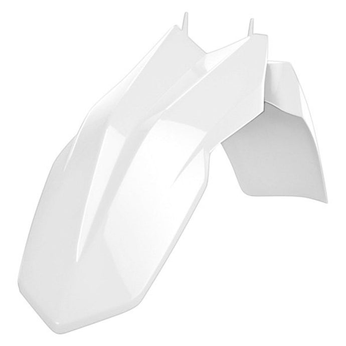 POLISPORT FRONT FENDER GAS GAS WHITE