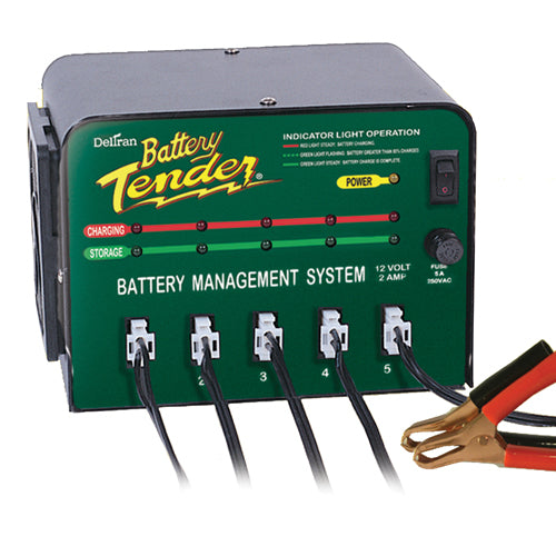 BATTERY TENDER PLUS SHOP CHARGER 5 BANK