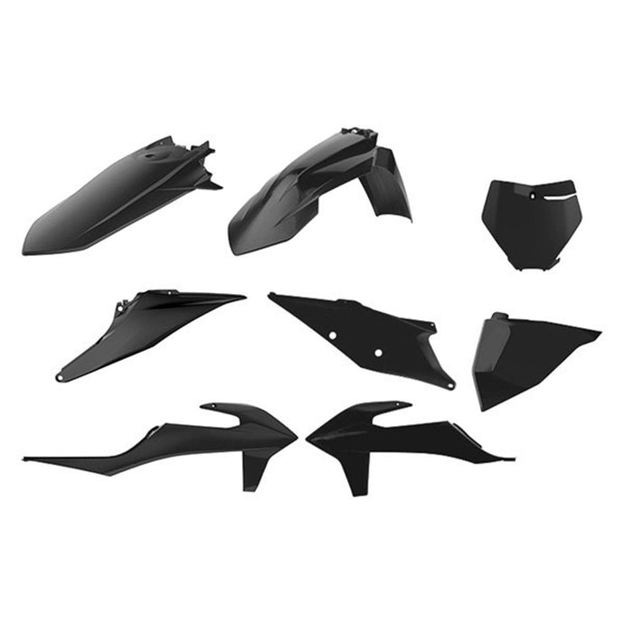 POLISPORT  MX COMPLETE KIT KTM, BLACK