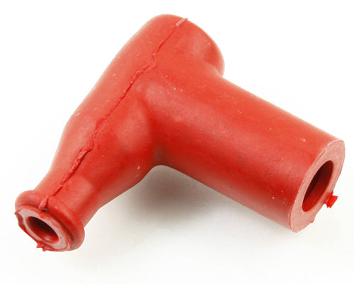 SPARK PLUG CAP ALL RUBBER RED