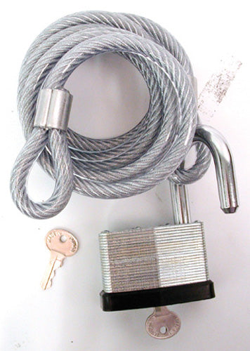 CABLE & PADLOCK SET