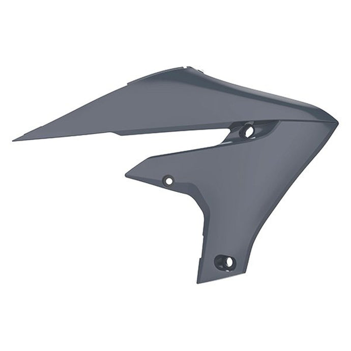 POLISPORT  RADIATOR SCOOPS YAMAHA, NARDO GREY